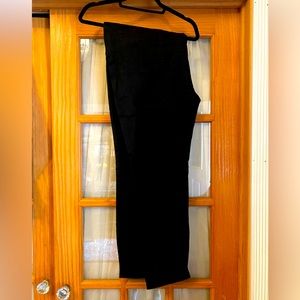 Women’s Black pants, 22W, classic, black 97% cotton 3% polyester blend